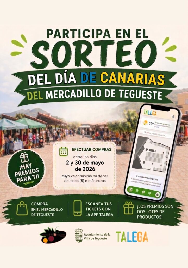 Sorteo día de Canarias Mecadillo de Tegueste